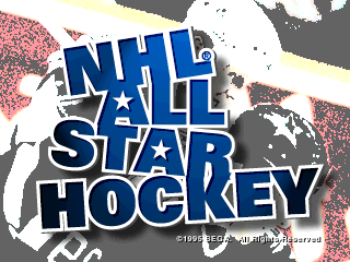 NHL All-Star Hockey Title Screen